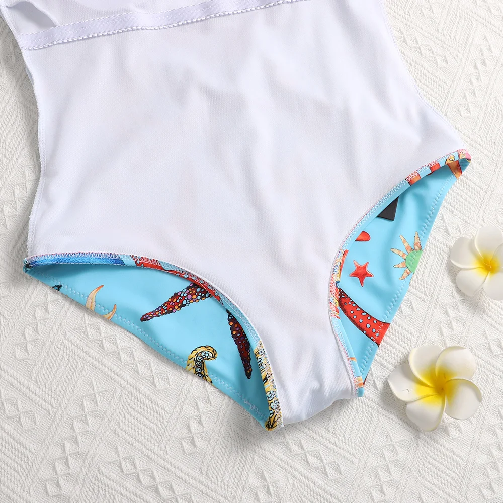 Summer Women One Piece Swimsuit Beach Swimwear Designer Sexy Bikini Bathing Suit 6041
Summer Women One Piece Swimsuit Beach Swimwear Designer Sexy Bikini Bathing Suit 6041