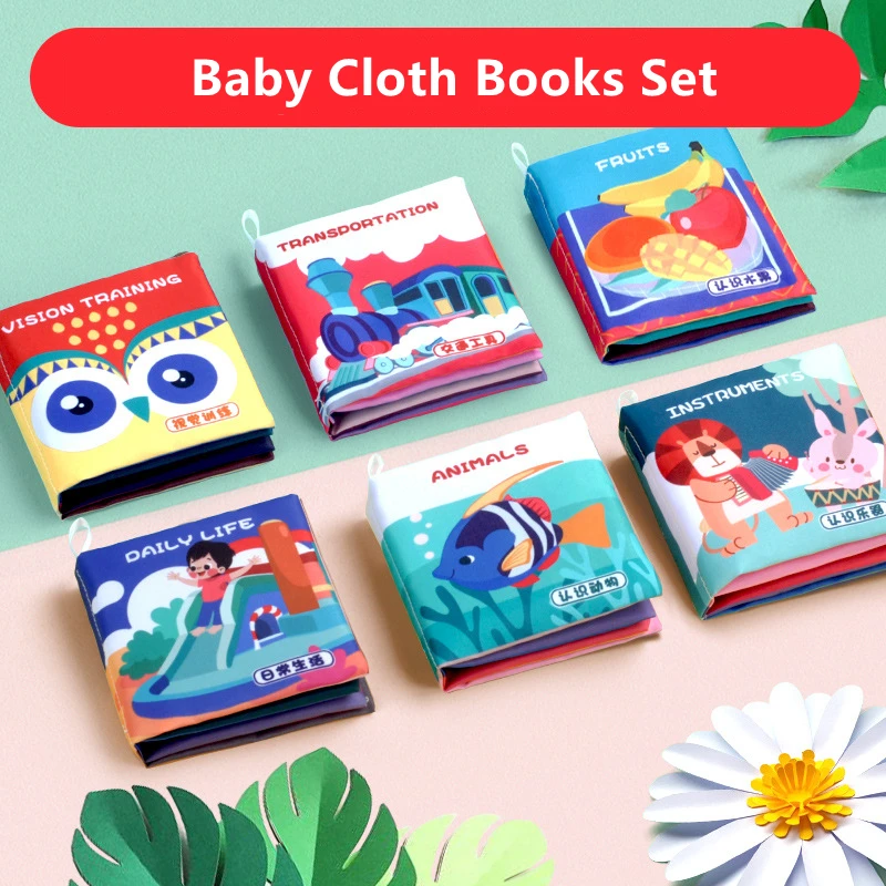 8PCS Baby Fabric Books Set Kids Vision Trigger Early Learning Educational Cloth Book Develop Cognize Reading Puzzle Book Toys
8PCS Baby Fabric Books Set Kids Vision Trigger Early Learning Educational Cloth Book Develop Cognize Reading Puzzle Book Toys