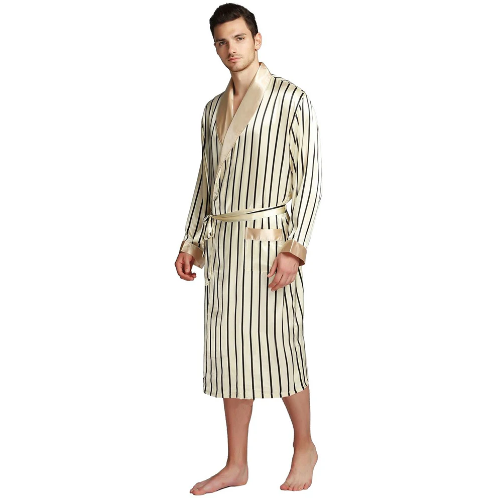 Mens Silk Satin Pajamas Pajama Pyjamas PJS Sleepwear Robe Robes Nightgown Robes S M L XL 2XL 3XL Plus Beige Blue Striped
Mens Silk Satin Pajamas Pajama Pyjamas PJS Sleepwear Robe Robes Nightgown Robes S M L XL 2XL 3XL Plus Beige Blue Striped