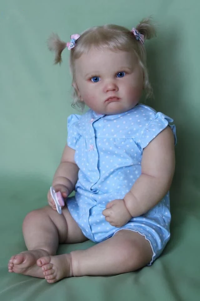 60CM Bebe Reborn CHARLOTTE Reborn Girl Doll Realistic Reborn Baby Doll Hand Paint with Visible Veins Reborn Dolls for Girl
60CM Bebe Reborn CHARLOTTE Reborn Girl Doll Realistic Reborn Baby Doll Hand Paint with Visible Veins Reborn Dolls for Girl