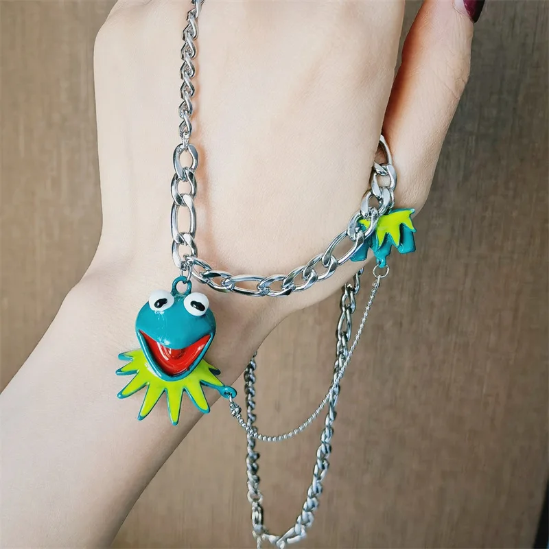 Gothic Frog Choker Necklace For Women Stainless Steel Animal Pendant Necklaces Collar Chain Hip Hop Punk Jewelry Bijoux Gift
Gothic Frog Choker Necklace For Women Stainless Steel Animal Pendant Necklaces Collar Chain Hip Hop Punk Jewelry Bijoux Gift