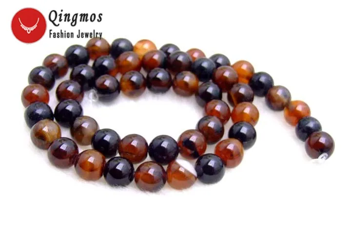 Qingmos Trendy 8mm Round Multicolor Dream Natural Agates Beads Strand 15" for Jewelry Making Beadwork DIY Necklace Bracelet 226
Qingmos Trendy 8mm Round Multicolor Dream Natural Agates Beads Strand 15" for Jewelry Making Beadwork DIY Necklace Bracelet 226