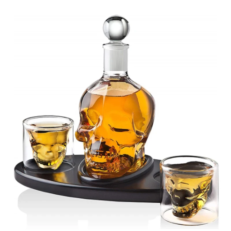 Creative Skull Glass Whiskey Vodka Crystal Bottle Spirit Glass Transparent Wine Glass Bar Home Gift
Creative Skull Glass Whiskey Vodka Crystal Bottle Spirit Glass Transparent Wine Glass Bar Home Gift
