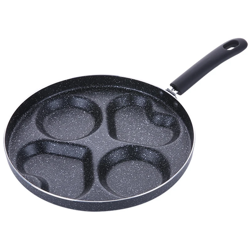 Heart-Shaped Non-Stick Frying Pan Four-Hole For Eggs Ham Pan Cake Maker No Oil-Smoke Breakfast Grill Pan Cooking Pot Multifuncti
Heart-Shaped Non-Stick Frying Pan Four-Hole For Eggs Ham Pan Cake Maker No Oil-Smoke Breakfast Grill Pan Cooking Pot Multifuncti