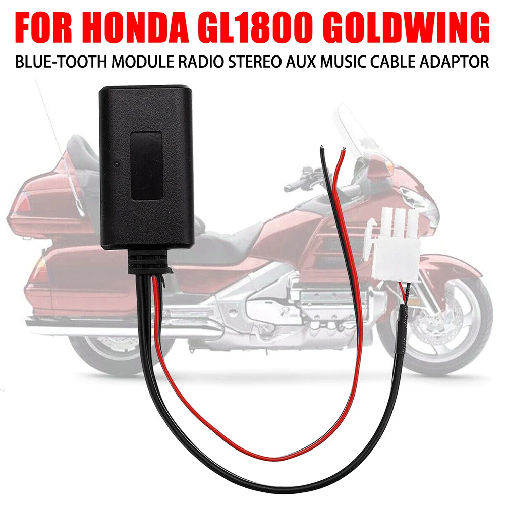 Universal Bluetooth Compatible Module Radio Stereo AUX Music Cable Adapter Electronic Accessories For Honda GL1800
Universal Bluetooth Compatible Module Radio Stereo AUX Music Cable Adapter Electronic Accessories For Honda GL1800