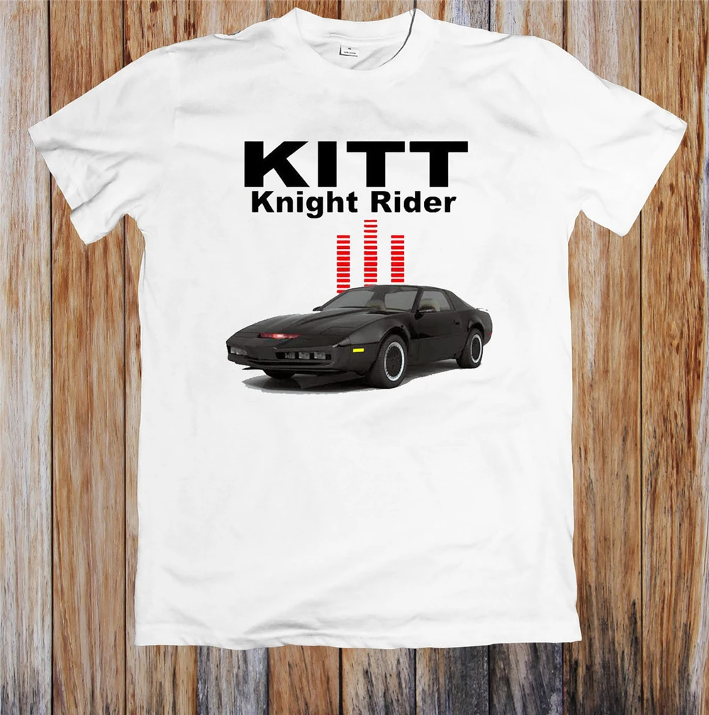 Китт Knight Rider 1982 Pontiac футболка унисекс персональная нестандартная | Мужская одежда