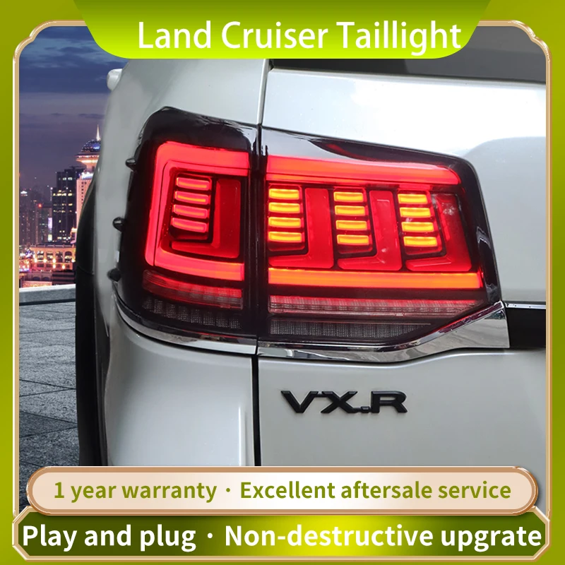 Новый стиль, полный светодиодный задний фонарь для TOYOTA Land Cruiser FJ200 LC200 2016-2019 года с подвижной подсветкой 
Новый стиль, полный светодиодный задний фонарь для TOYOTA Land Cruiser FJ200 LC200 2016-2019 года с подвижной подсветкой