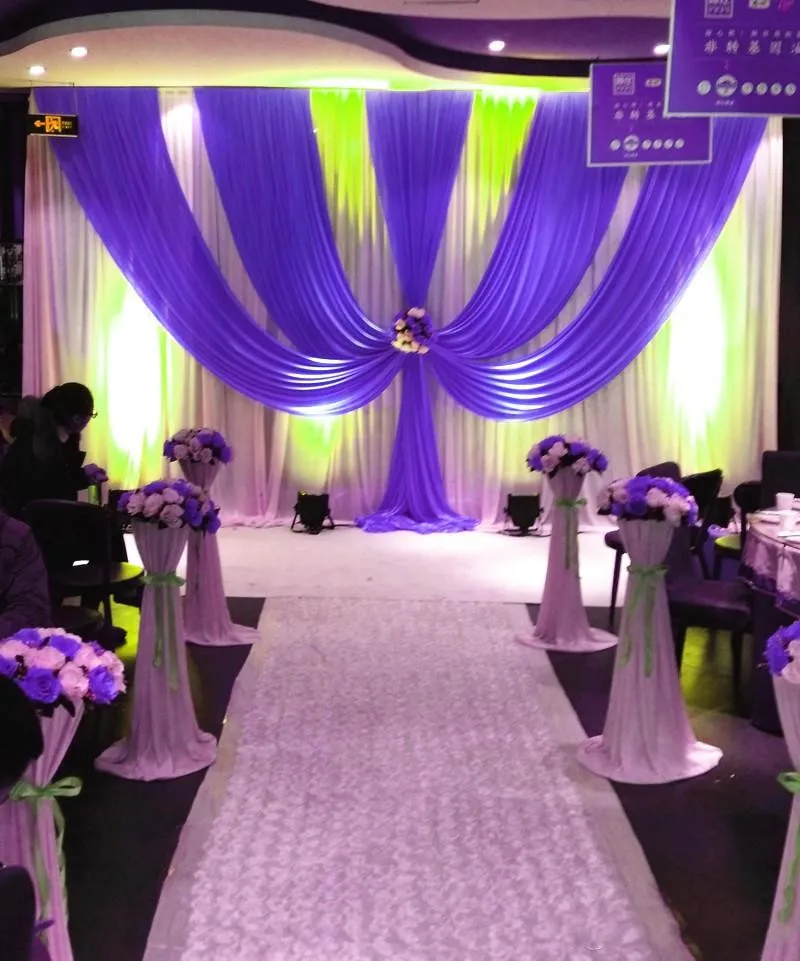 3M*6M Wedding Backdrop With Swags Backcloth Party Curtain Celebration Stage Performance Background Satin Drape Wall Valance
3M*6M Wedding Backdrop With Swags Backcloth Party Curtain Celebration Stage Performance Background Satin Drape Wall Valance
