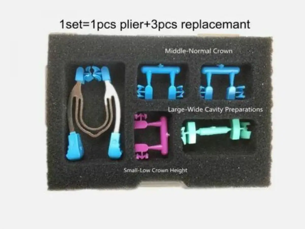 Set Dental Matrix Clip Clamps Hand Use Wedges Tinas Ring All in One Replacement Autoclave 121 Plier Type A
Set Dental Matrix Clip Clamps Hand Use Wedges Tinas Ring All in One Replacement Autoclave 121 Plier Type A