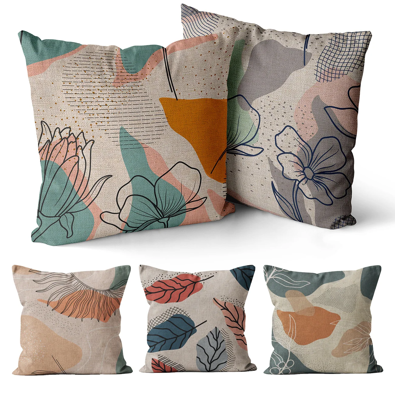 Scandinavian Home Decor Plant Flower Pillow Covers Decorative 45*45 40*40 Vintage Farmhouse Linen Living Room Cushion Cover
Scandinavian Home Decor Plant Flower Pillow Covers Decorative 45*45 40*40 Vintage Farmhouse Linen Living Room Cushion Cover