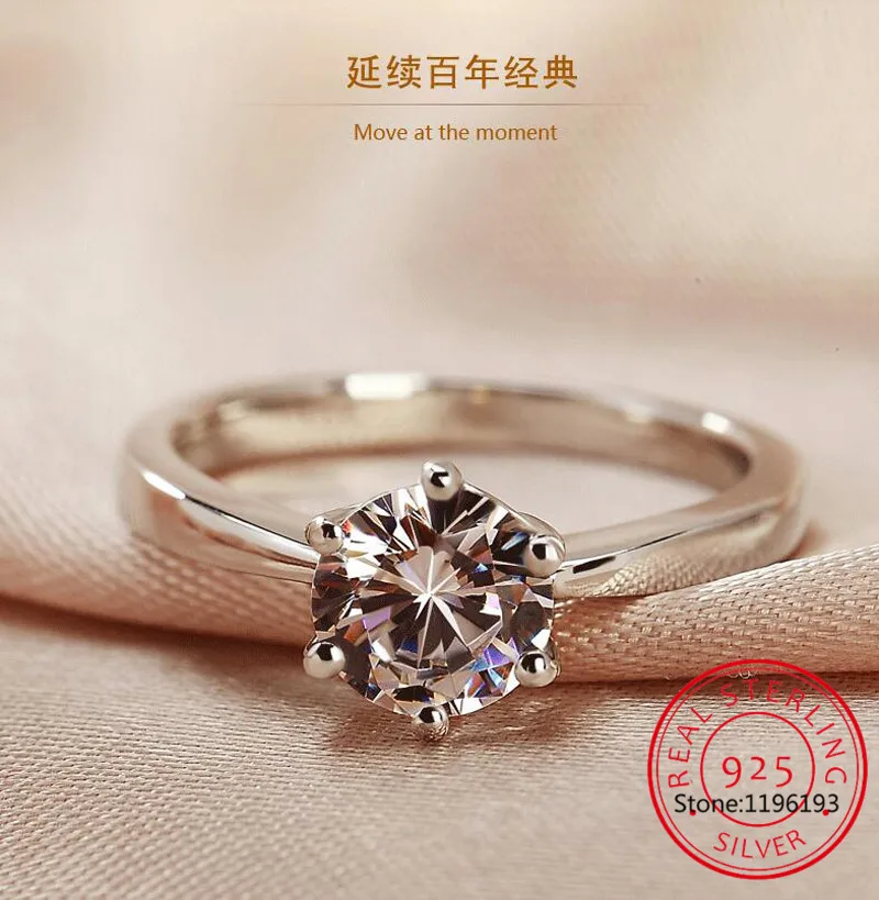 Classic 18K White Gold Rings High Quality Natural Zirconia Diamond 925 Sterling Silver Wedding Engagement Band Women Jewelry
Classic 18K White Gold Rings High Quality Natural Zirconia Diamond 925 Sterling Silver Wedding Engagement Band Women Jewelry