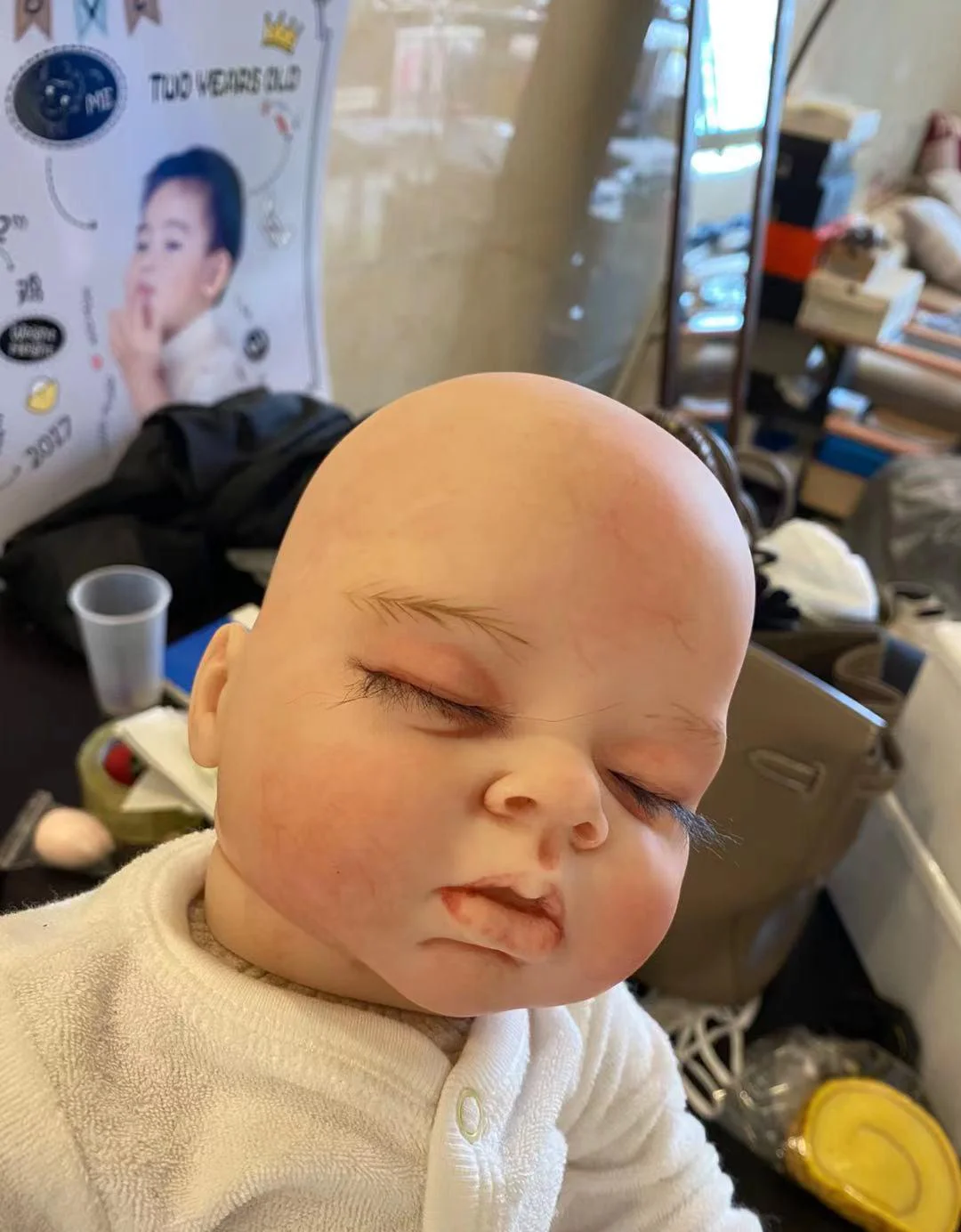 50cm Reborn Baby Reborn Baby Doll Kit Reborn Toys Reborn Doll Bebe Reborn Vinyl with Clothing New Born Baby Items