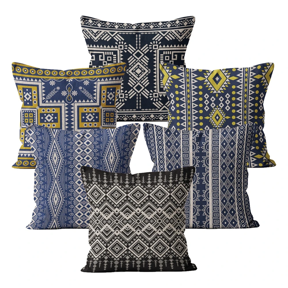 Morocco Style 45*45 40*40 Ethnic Sofa Cushion Cover Decorative Pillow Case Black Blue Throw Pillowcase Decor Home Farmhouse
Morocco Style 45*45 40*40 Ethnic Sofa Cushion Cover Decorative Pillow Case Black Blue Throw Pillowcase Decor Home Farmhouse