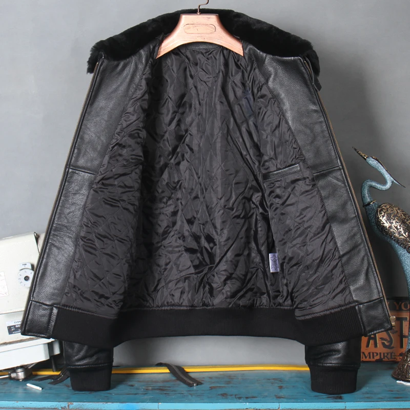 shipping.Classic G1 Free Jacket,quality mens winter warm genuine coat.father's Leather clothes.wholesales.
shipping.Classic G1 Free Jacket,quality mens winter warm genuine coat.father's Leather clothes.wholesales.