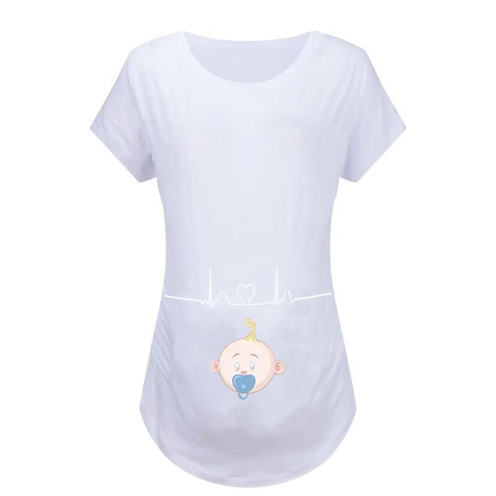 Fashion Pregnant Women T-shirt Tops Women's Maternity Funny Baby Print Top Tee vêtements maternité maternity clothes
Fashion Pregnant Women T-shirt Tops Women's Maternity Funny Baby Print Top Tee vêtements maternité maternity clothes