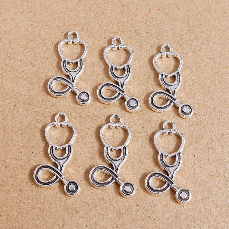 20pcs 27*16mm Alloy Cute Doctor Stethoscope Charms for Jewelry Making DIY Pendant Necklaces Drop Earrings Crafts Accessories
20pcs 27*16mm Alloy Cute Doctor Stethoscope Charms for Jewelry Making DIY Pendant Necklaces Drop Earrings Crafts Accessories
