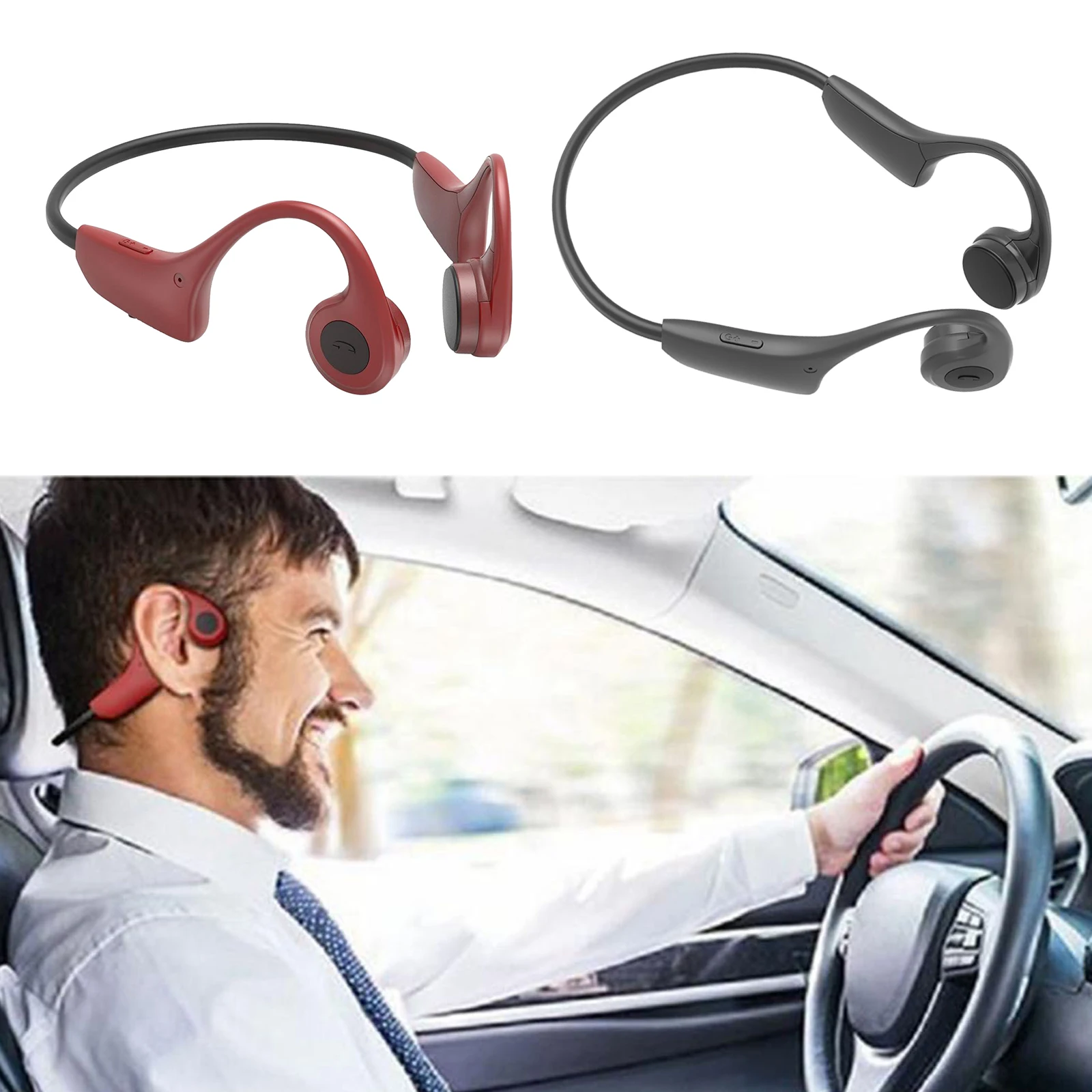 Bone Conduction Headphones Bluetooth 5.0 with Mic 8GB Headset for Cycling Running Driving Gym Outdoor Sport
Bone Conduction Headphones Bluetooth 5.0 with Mic 8GB Headset for Cycling Running Driving Gym Outdoor Sport