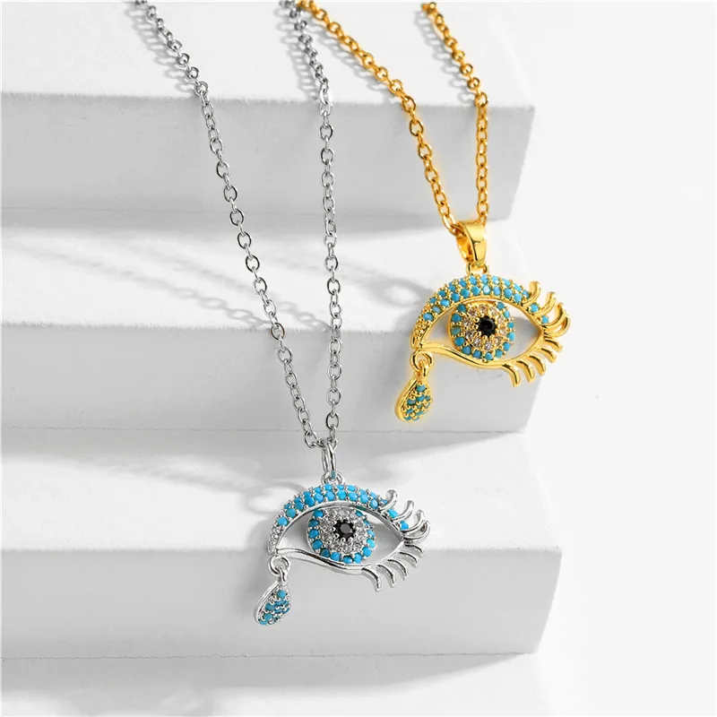 Cubic Zirconia Evil Eye Pendant Necklace Turkish Eye Crystal Choker Necklace for Women Female Luxury Party Jewelry Gift 2022 New
Cubic Zirconia Evil Eye Pendant Necklace Turkish Eye Crystal Choker Necklace for Women Female Luxury Party Jewelry Gift 2022 New