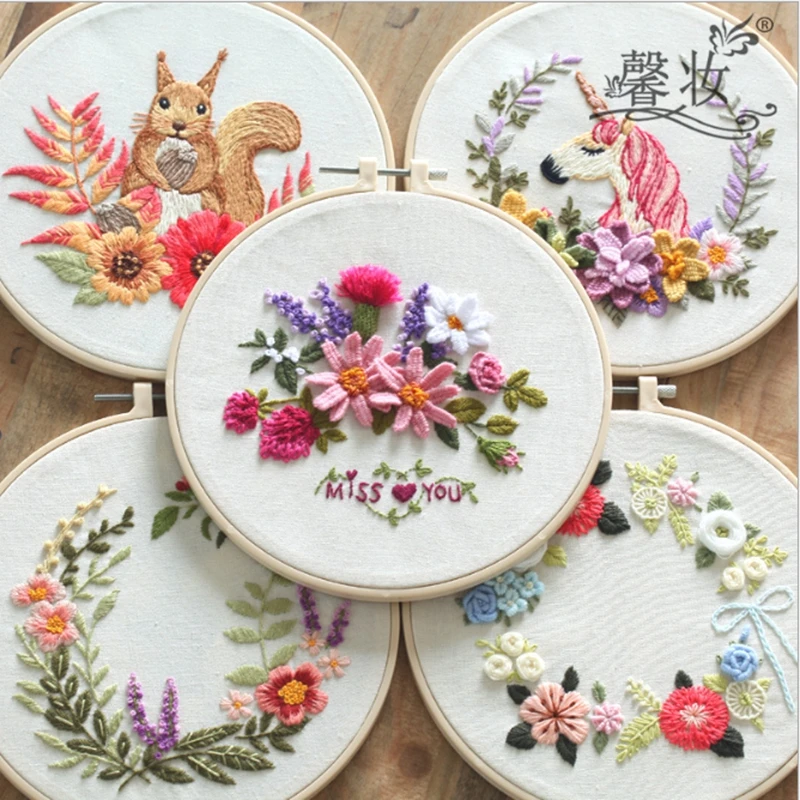 Creative European Embroidery DIY Material Package Beginner Floral Animal Embroidery Semi-Finished Product Kit Needle Crafts
Creative European Embroidery DIY Material Package Beginner Floral Animal Embroidery Semi-Finished Product Kit Needle Crafts