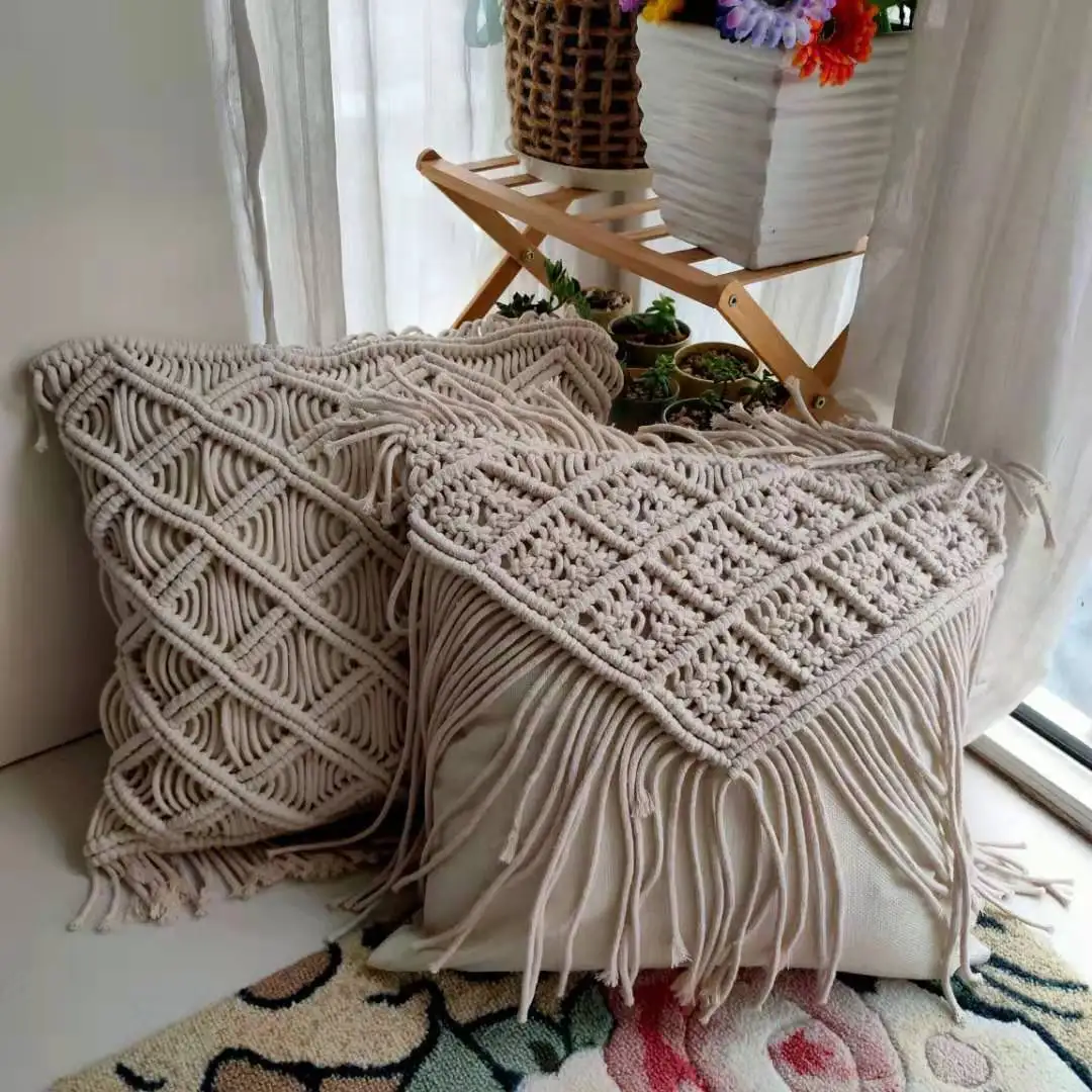 Boho Pillow Case Cotton Embroidered Throw Pillow Covers Decorative Cushion Cover 45x45cm For Sofa Bed Chair Home Decor
Boho Pillow Case Cotton Embroidered Throw Pillow Covers Decorative Cushion Cover 45x45cm For Sofa Bed Chair Home Decor