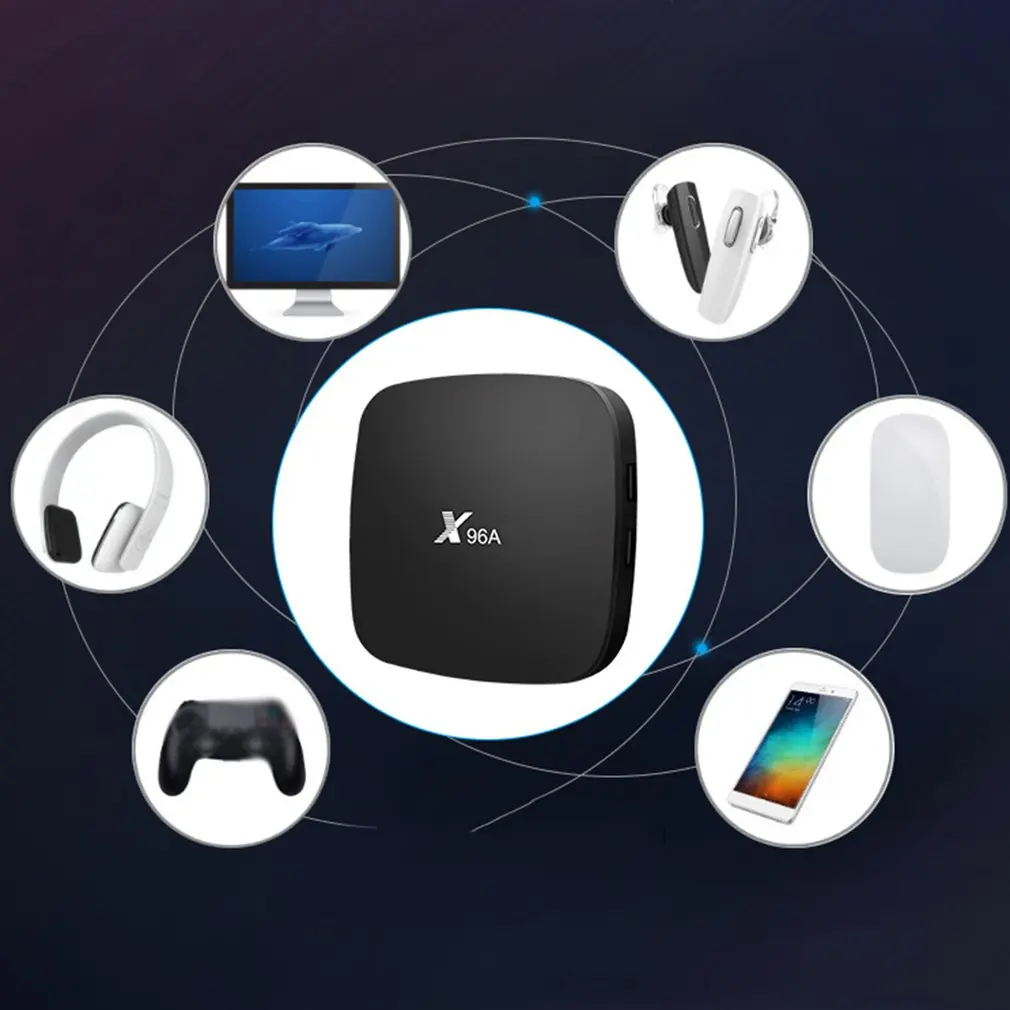 X96A Dual-band WiFi5G Set-top Box 1+8G Support Dual Wifi 2.4GHz/2.4G + 5.8GHz BT4.X Smart Durable TV Box
X96A Dual-band WiFi5G Set-top Box 1+8G Support Dual Wifi 2.4GHz/2.4G + 5.8GHz BT4.X Smart Durable TV Box