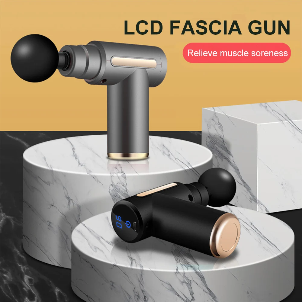 LCD Electric Fascia Mssager Gun Muscle Deep Massage Body Relaxation Pain Relief For Fitness Portable Massager Health Care Tools
LCD Electric Fascia Mssager Gun Muscle Deep Massage Body Relaxation Pain Relief For Fitness Portable Massager Health Care Tools