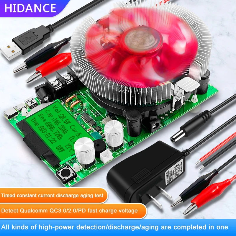 150W/180W DC Digital voltmeter Constant Current Electronic Load 200V 20A ameter Discharge meter car battery Capacity volt Tester
150W/180W DC Digital voltmeter Constant Current Electronic Load 200V 20A ameter Discharge meter car battery Capacity volt Tester