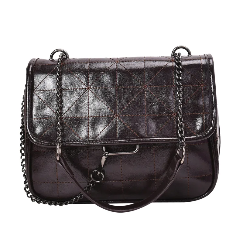 2021 New Rhombus Black Rock Soft Single Shoulder Oblique Span Chain Bag Luxury Handbags for Woman PU Leather Messenger Bag
2021 New Rhombus Black Rock Soft Single Shoulder Oblique Span Chain Bag Luxury Handbags for Woman PU Leather Messenger Bag