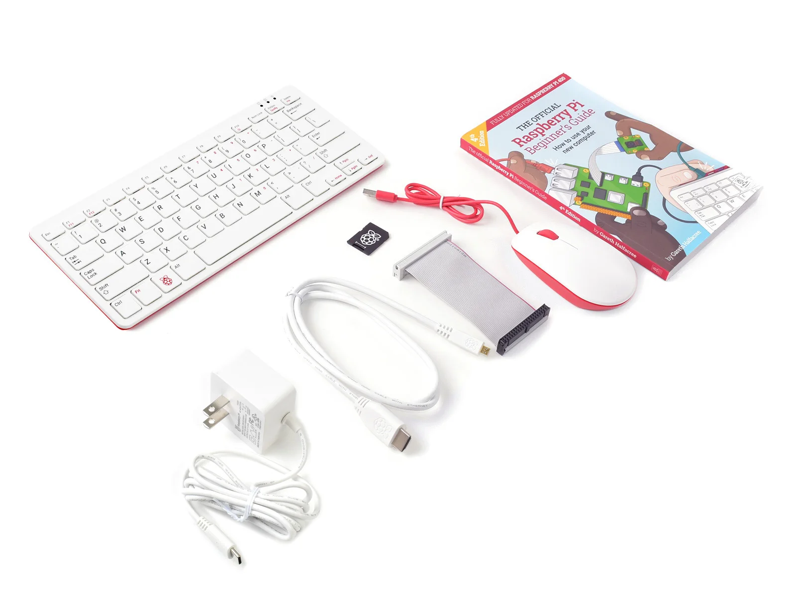 Raspberry Pi 400 Keyboard Complete Personal Computer 64-bit Quad-Core CPU 4GB RAM Dual-band WIFI Bluetooth 5.0 Dual 4K Output
Raspberry Pi 400 Keyboard Complete Personal Computer 64-bit Quad-Core CPU 4GB RAM Dual-band WIFI Bluetooth 5.0 Dual 4K Output