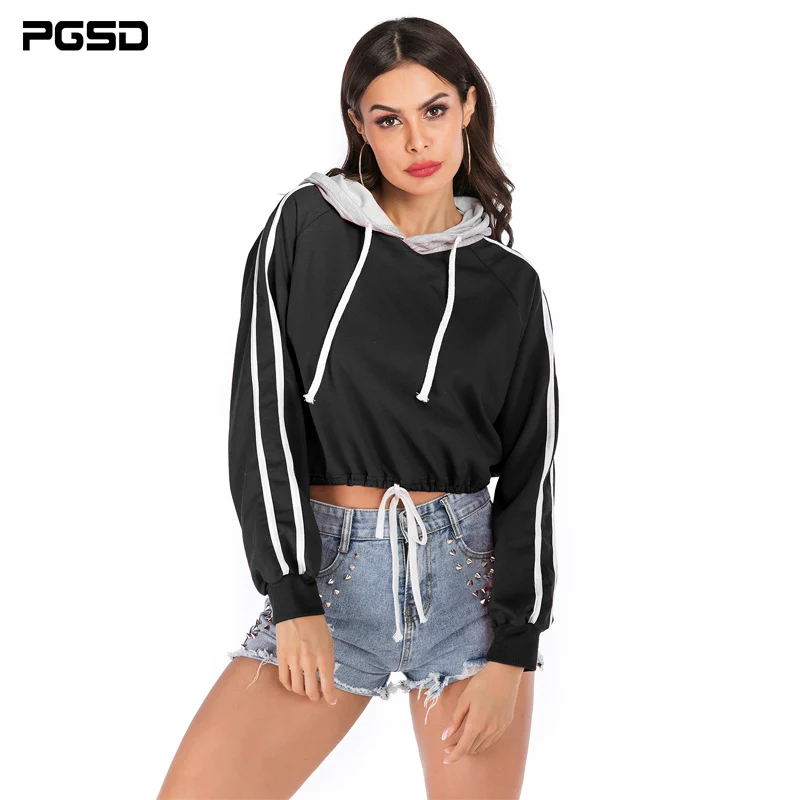 PGSD Autumn Winter Casual Hoodies Sweatshirt Woman Clothes Fashion Long Sleeves Solid Pullover Short Top Female Sportswear
PGSD Autumn Winter Casual Hoodies Sweatshirt Woman Clothes Fashion Long Sleeves Solid Pullover Short Top Female Sportswear