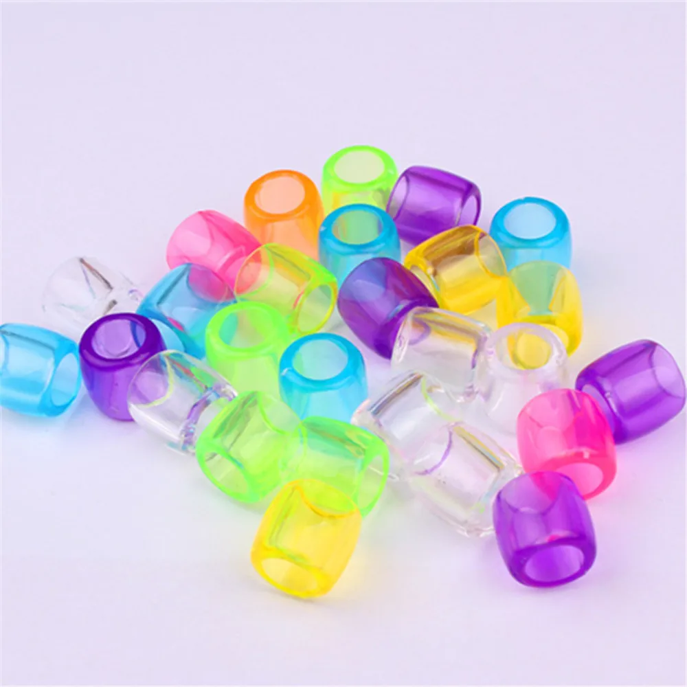 100/50/30/10PCS Plastic Colorful Transparent Hair Beads for Crochet Braiding Hair Extensions Dreadlock Braids Hair Cuffs
100/50/30/10PCS Plastic Colorful Transparent Hair Beads for Crochet Braiding Hair Extensions Dreadlock Braids Hair Cuffs