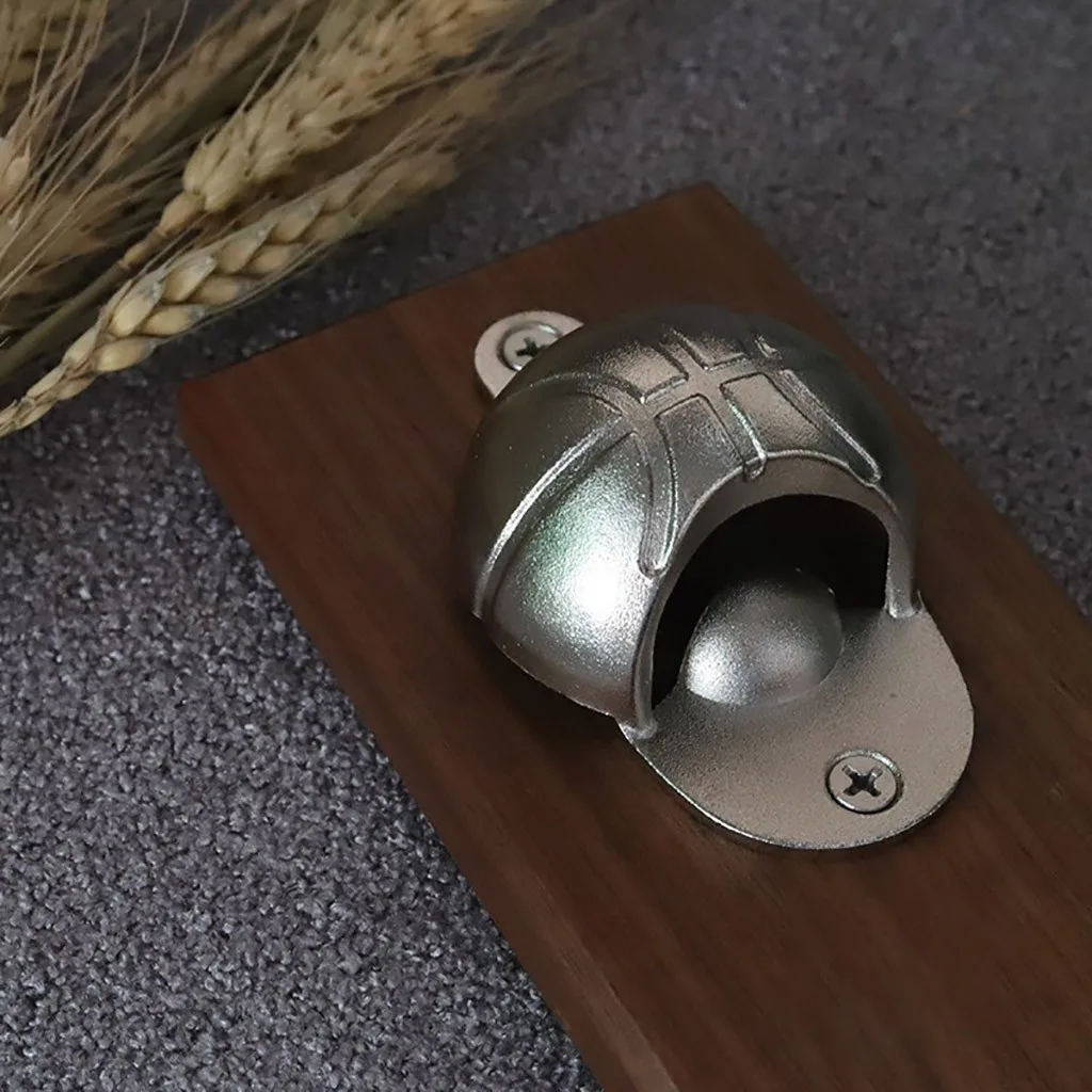 Bottle opener Wall Mount Bottle Basketball Opener Embedded Magnetic Cap Catcher Solid Wood Fridge bar Basketball Opener
Bottle opener Wall Mount Bottle Basketball Opener Embedded Magnetic Cap Catcher Solid Wood Fridge bar Basketball Opener