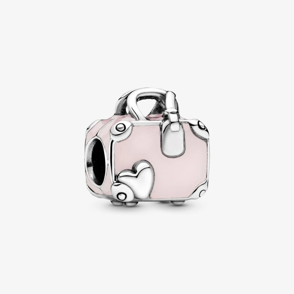 New Original 925 Sterling Silver Bead Pink Travel Bag Charm Travel Fit Pandora Bracelet Necklace DIY Women Jewelry
New Original 925 Sterling Silver Bead Pink Travel Bag Charm Travel Fit Pandora Bracelet Necklace DIY Women Jewelry