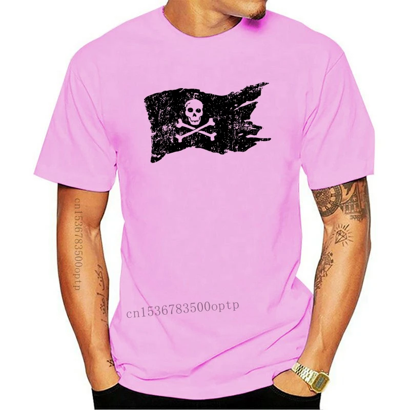 Новая футболка с пиратским флагом, черепом, косточками, карльзом, Ваном, черными бусинами, Карибский хлопок, футболка, летние топы с круглым ... 
Новая футболка с пиратским флагом, черепом, косточками, карльзом, Ваном, черными бусинами, Карибский хлопок, футболка, летние топы с круглым ...