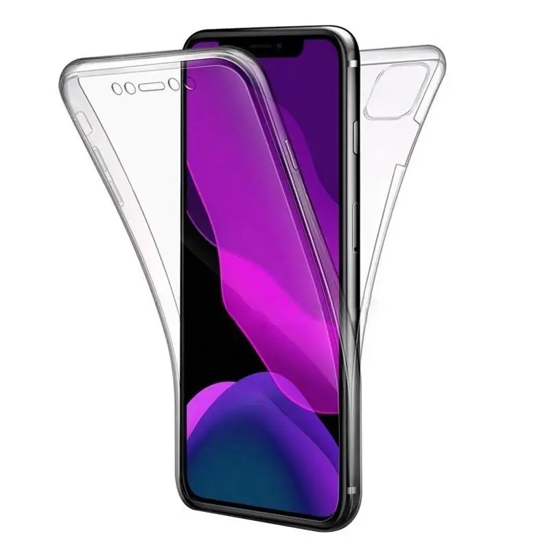 100pcs 360 Front and Back Clear Case For iPhone 12 / Mini / Pro / Pro Max Full Protective Cover For iPhone 12 Mini Phone Cases
100pcs 360 Front and Back Clear Case For iPhone 12 / Mini / Pro / Pro Max Full Protective Cover For iPhone 12 Mini Phone Cases