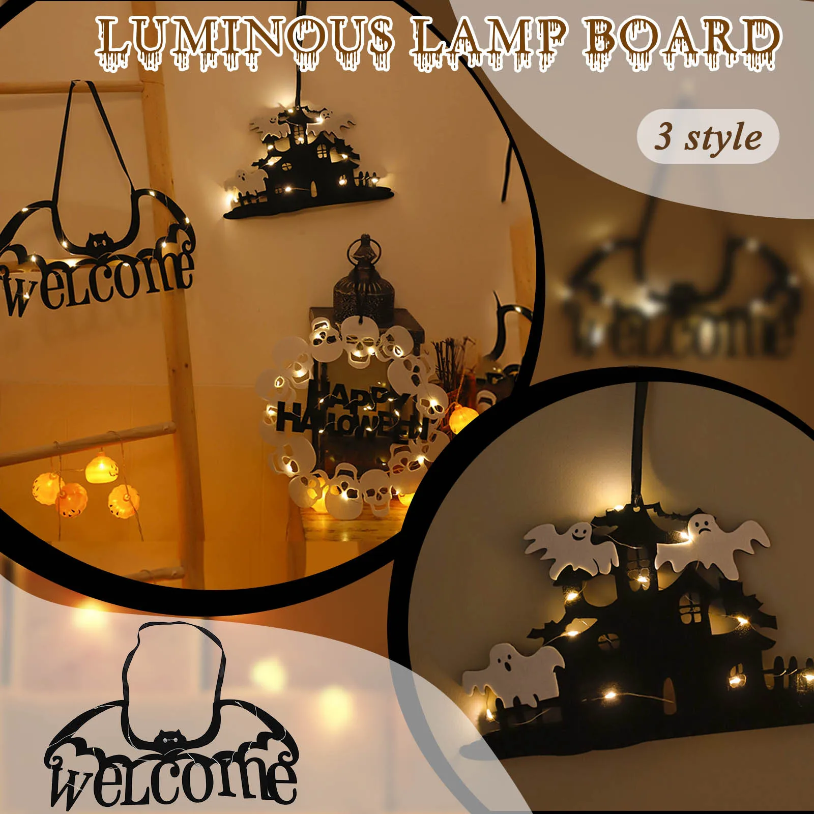 Halloween Wrought Iron Ghost Face Battery Light Skull Holiday Decoration Lantern Festival Bar Home Party Halloween Decor
Halloween Wrought Iron Ghost Face Battery Light Skull Holiday Decoration Lantern Festival Bar Home Party Halloween Decor