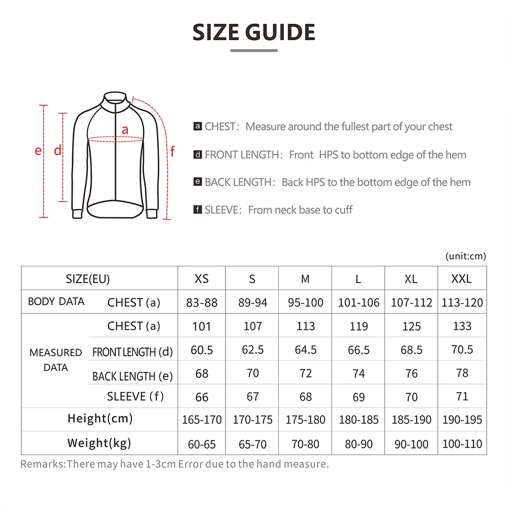 Lixada Cycling Jacket Men's Outdoor Winter Thermal Breathable Comfortable Long Sleeve Coat Water Resistant Riding Sportswear
Lixada Cycling Jacket Men's Outdoor Winter Thermal Breathable Comfortable Long Sleeve Coat Water Resistant Riding Sportswear