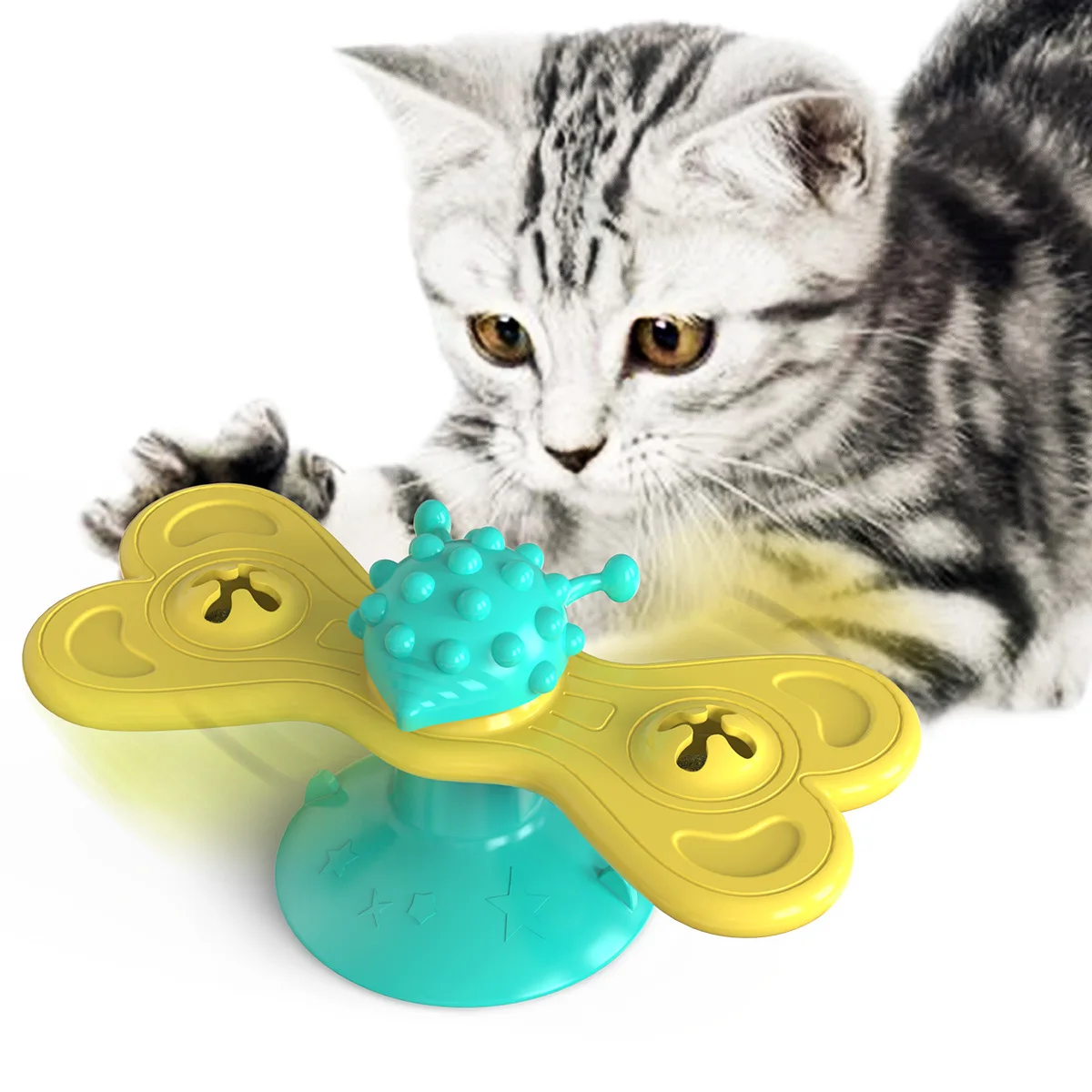 2021 New cat toy butterfly turning windmill cat turntable toy funny catnip petting post cat toothbrush
2021 New cat toy butterfly turning windmill cat turntable toy funny catnip petting post cat toothbrush