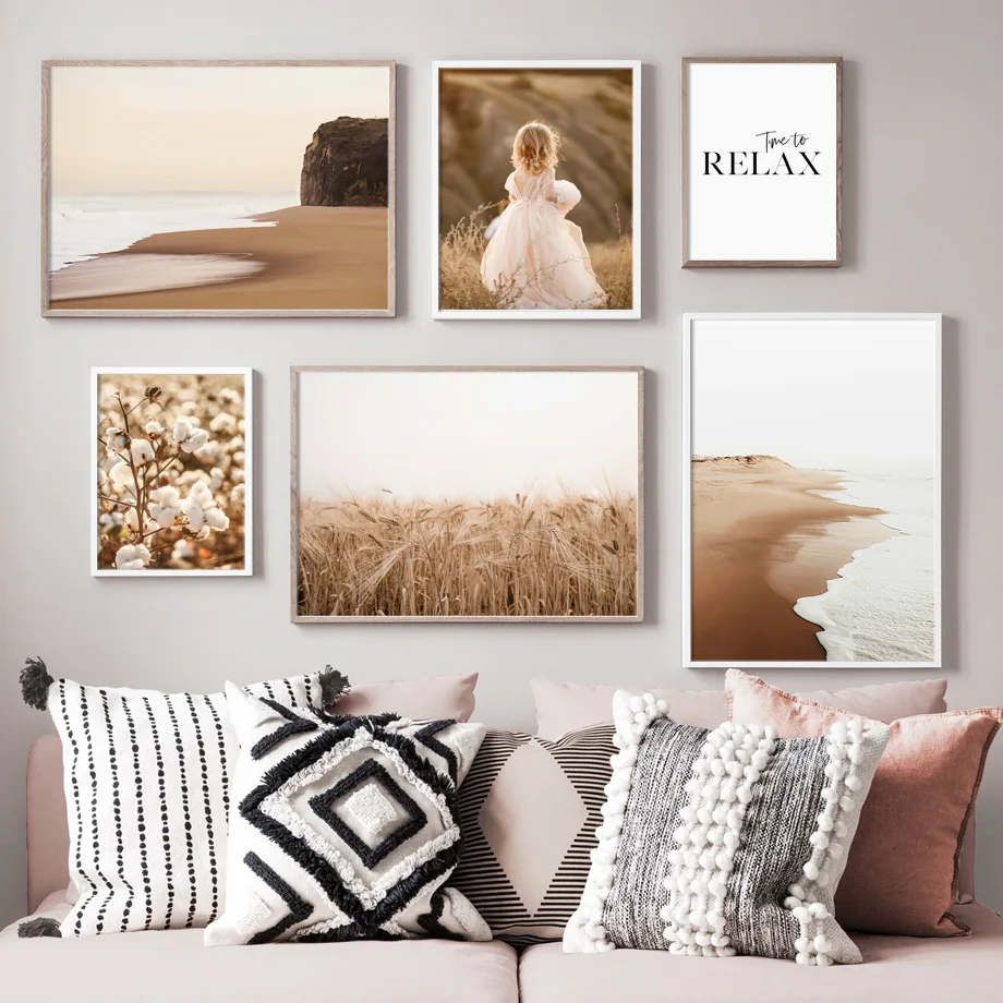 Canvas Painting Calm Beach Grass Wheat Cotton Little Girl Quotes Nordic Poster Wall Art Print Picture For Living Room Decoration
Canvas Painting Calm Beach Grass Wheat Cotton Little Girl Quotes Nordic Poster Wall Art Print Picture For Living Room Decoration