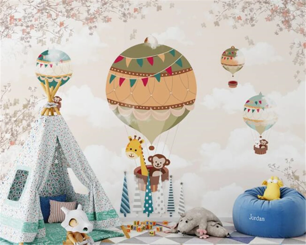 beibehang papel de parede photo wallpaper nordic hand-painted mountain peak hot air balloon children's room background wallpaper 
beibehang papel de parede photo wallpaper nordic hand-painted mountain peak hot air balloon children's room background wallpaper