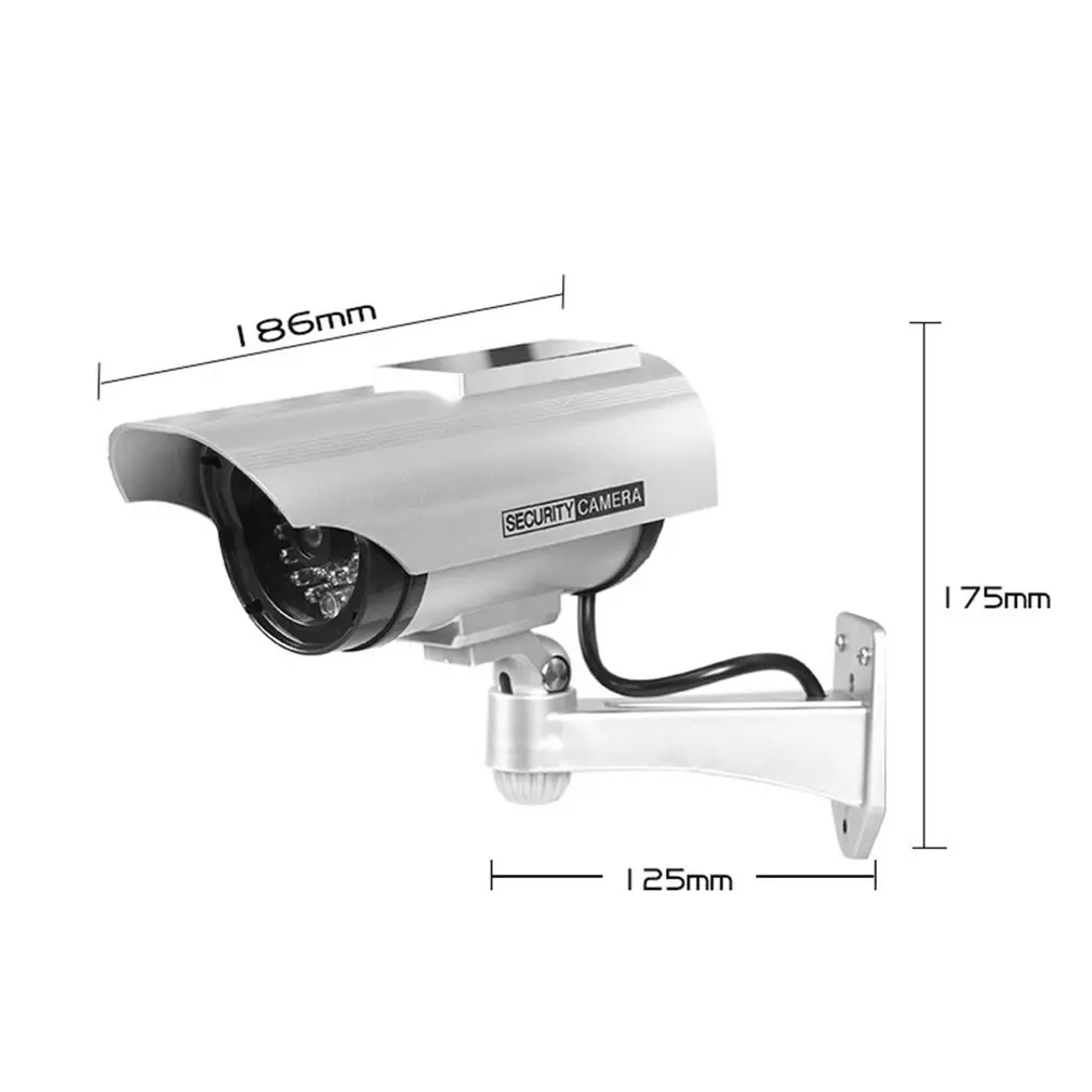 Solar Powered Dummy CCTV Security Surveillance Waterproof Fake Camera Flashing Red LED Light Video Anti-theft Camera dropshippin
Solar Powered Dummy CCTV Security Surveillance Waterproof Fake Camera Flashing Red LED Light Video Anti-theft Camera dropshippin