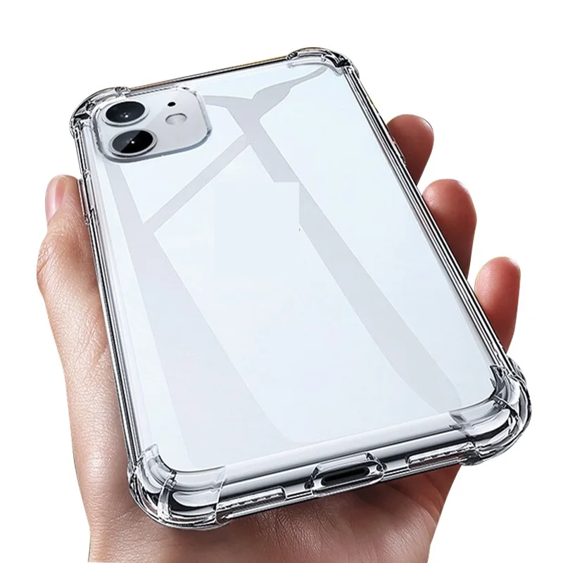 Luxury Transparent Shockproof Silicone Case For iPhone 11 X Xr Xs Max Case 12 11 Pro Max 8 7 6s Plus SE Case Silicone Back Cover
Luxury Transparent Shockproof Silicone Case For iPhone 11 X Xr Xs Max Case 12 11 Pro Max 8 7 6s Plus SE Case Silicone Back Cover