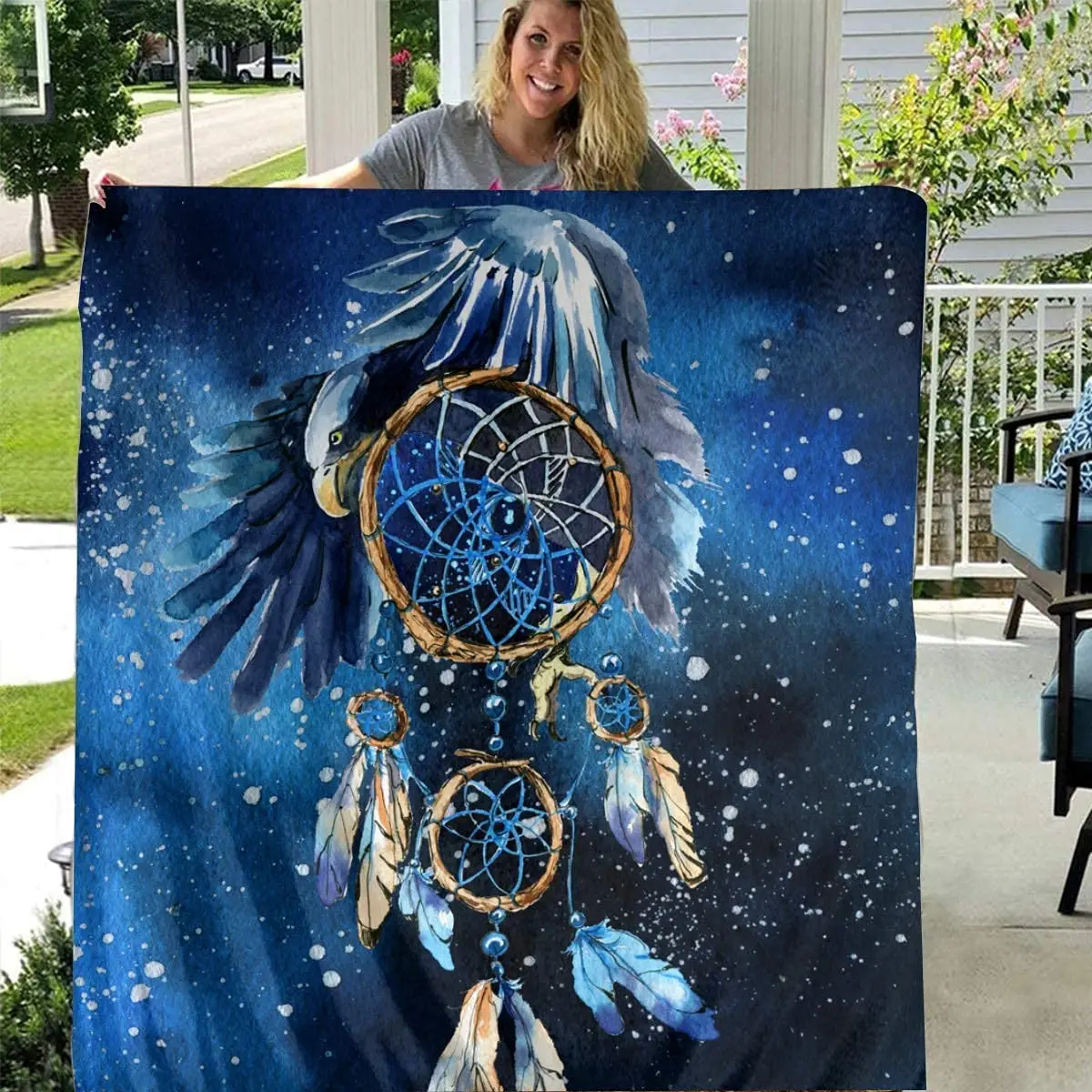 Magical Dream Catcher Flannel Reversible Sherpa Throw Blanket Fuzzy and Soft Fleece Bed Blanket
Magical Dream Catcher Flannel Reversible Sherpa Throw Blanket Fuzzy and Soft Fleece Bed Blanket