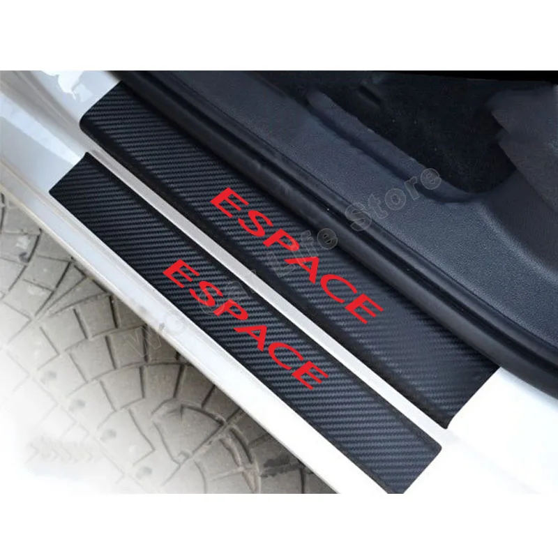 4Pcs Carbon Fiber Car Door Sill Threshold Stickers Logo Decals for Renault Espace Car Sticker Interior Accessories
4Pcs Carbon Fiber Car Door Sill Threshold Stickers Logo Decals for Renault Espace Car Sticker Interior Accessories