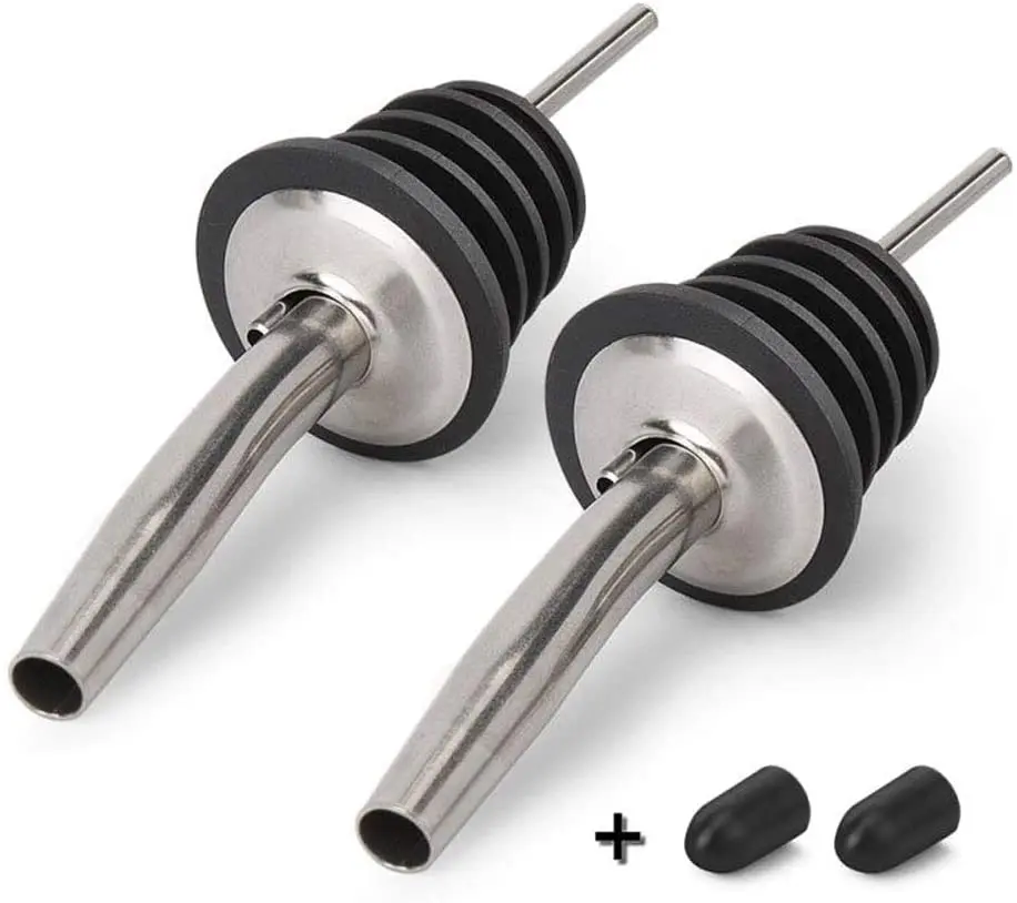 2pcs Liquor Bottle Pourers Liquor Pourers Stainless Steel Olive Oil Spout Speed Pour Spouts for Liquor Bottles Bottle Pouer
2pcs Liquor Bottle Pourers Liquor Pourers Stainless Steel Olive Oil Spout Speed Pour Spouts for Liquor Bottles Bottle Pouer