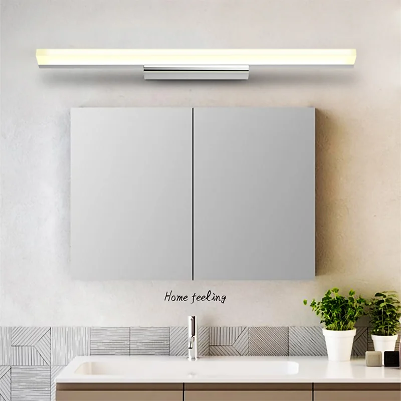 Acrylic Aluminum Stainless Steel Bathroom LED Mirror Light Modern Antirust Antiseptic Toilet Bathroom Mirror Lamp Makeup Table
Acrylic Aluminum Stainless Steel Bathroom LED Mirror Light Modern Antirust Antiseptic Toilet Bathroom Mirror Lamp Makeup Table