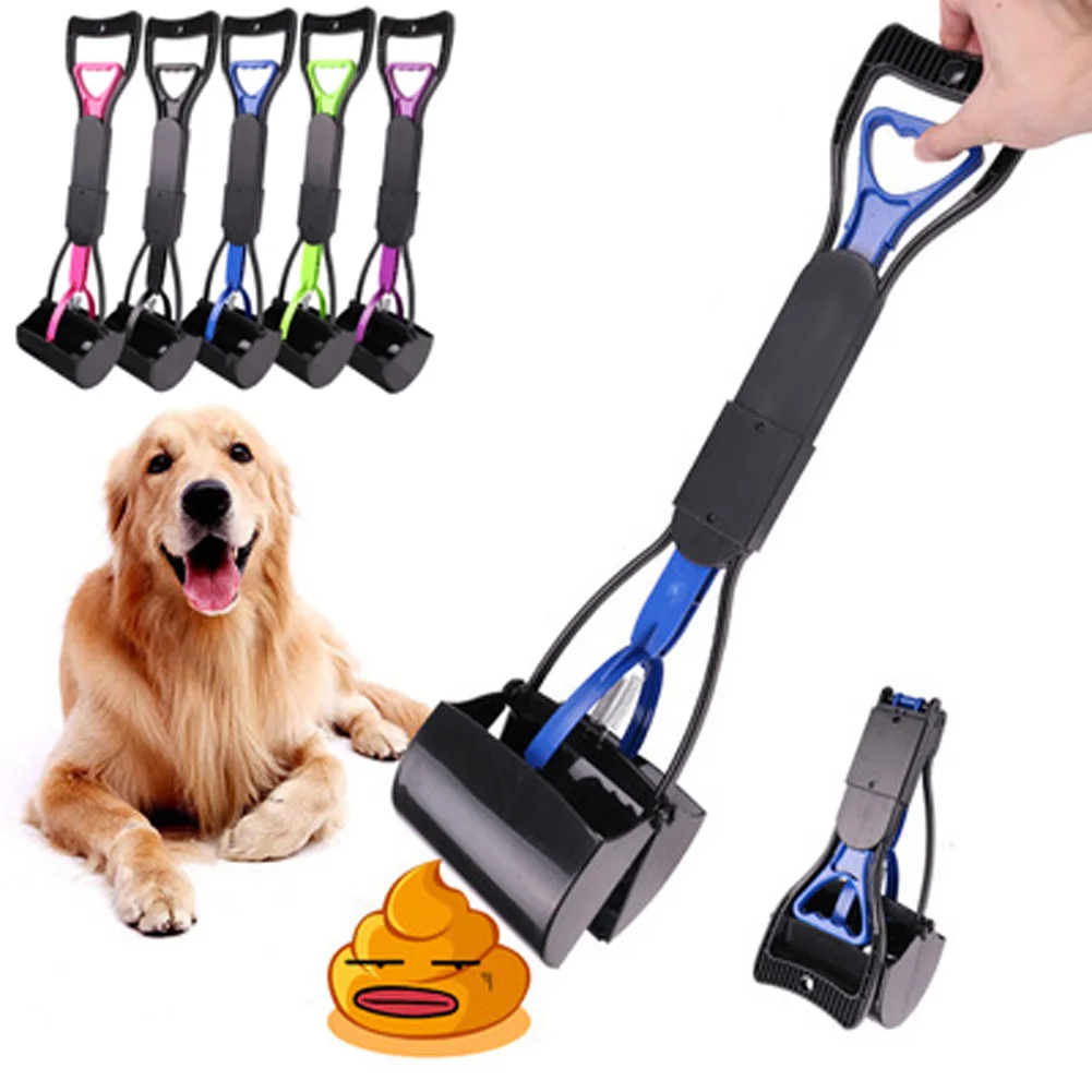 

Pet Pooper Scooper Long Handle Jaw Poop Scoop Clean Pick Up Animal Waste Dog Puppy Cat Waste Picker Cleaning Tools Outdoor