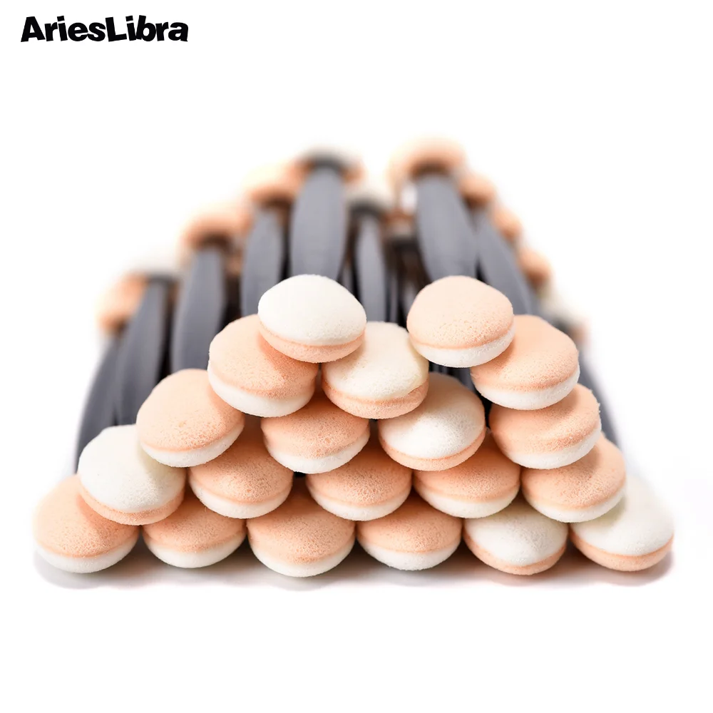 AriesLibra 20шт зеркальная кисть для порошка ногтей блестящий хромированный