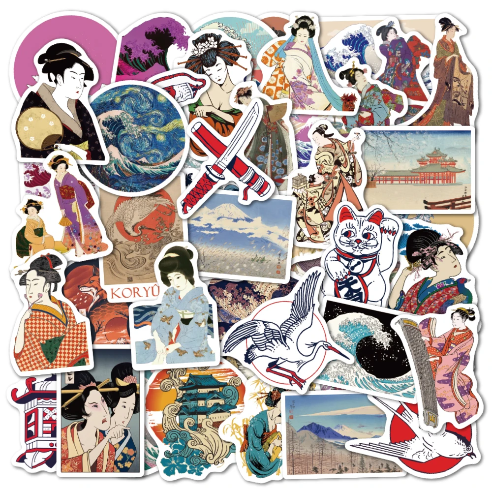 50 шт. японские наклейки Ukiyoe виниловые водонепроницаемые наклейки для подростков взрослых багаж ноутбук велосипед скейтборд принадлежност...
50 шт. японские наклейки Ukiyoe виниловые водонепроницаемые наклейки для подростков взрослых багаж ноутбук велосипед скейтборд принадлежност...