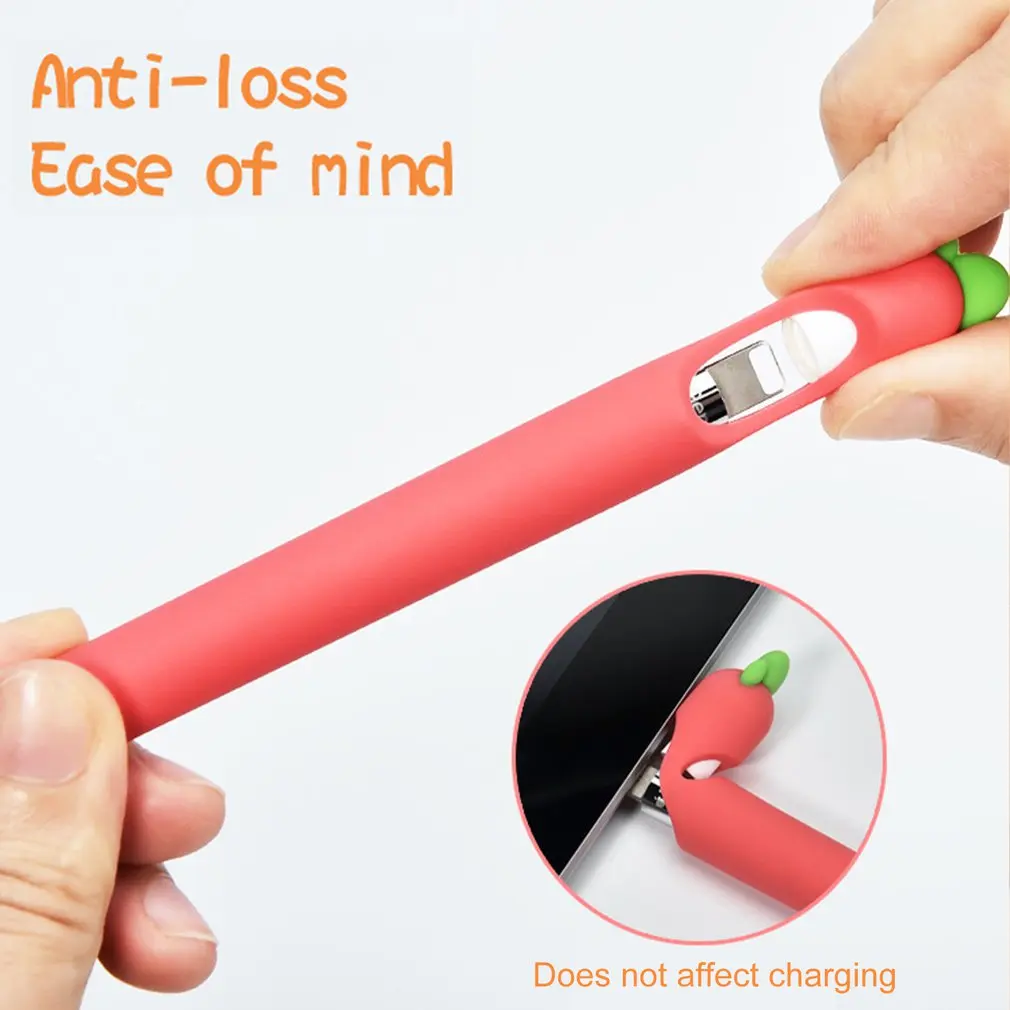 Cute Soft Carrot Silicone Pencil Case For Apple Pencil 1 2 Case For iPad Tablet Touch Pen Stylus Cartoon Protective Sleeve
Cute Soft Carrot Silicone Pencil Case For Apple Pencil 1 2 Case For iPad Tablet Touch Pen Stylus Cartoon Protective Sleeve